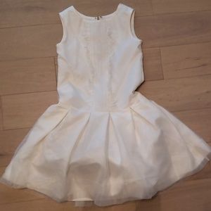 Pretty White flower girl Dress